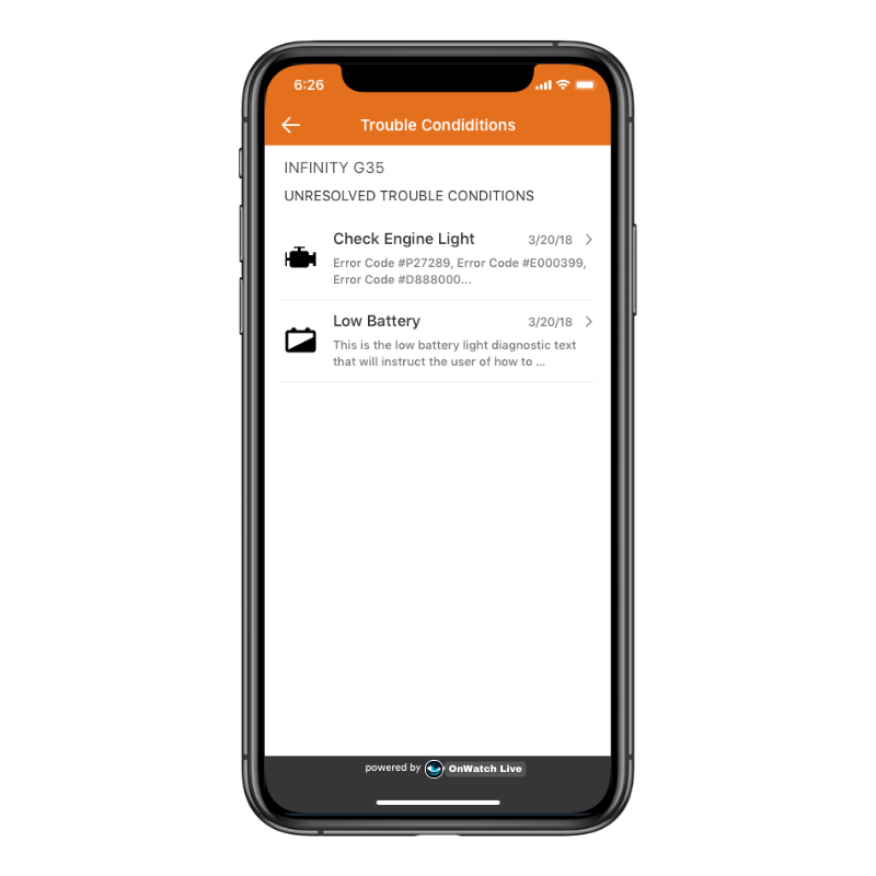 Vehicle Watch Module